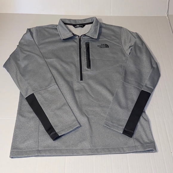 The North Face Men’s Medium Half Zip Long Sleeve Pullover Sweatshirt Jacket - Picture 1 of 4